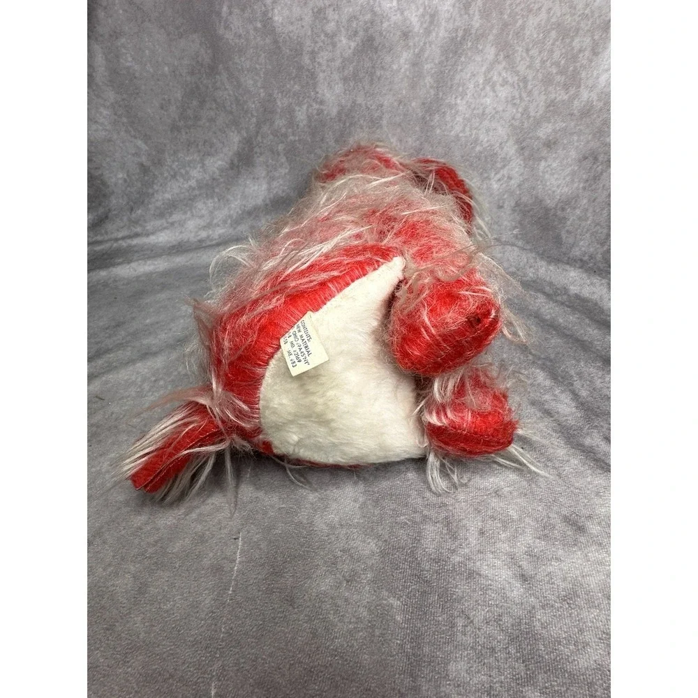 Vintage Fable Toy Plush Red‎ Dog Carnival Fair Scruffy Plush